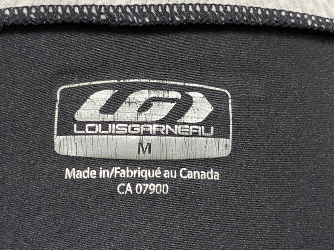 JQ314 ガノー GARNEAU 半袖 サイクルジャージ 黒 赤 Ｍ