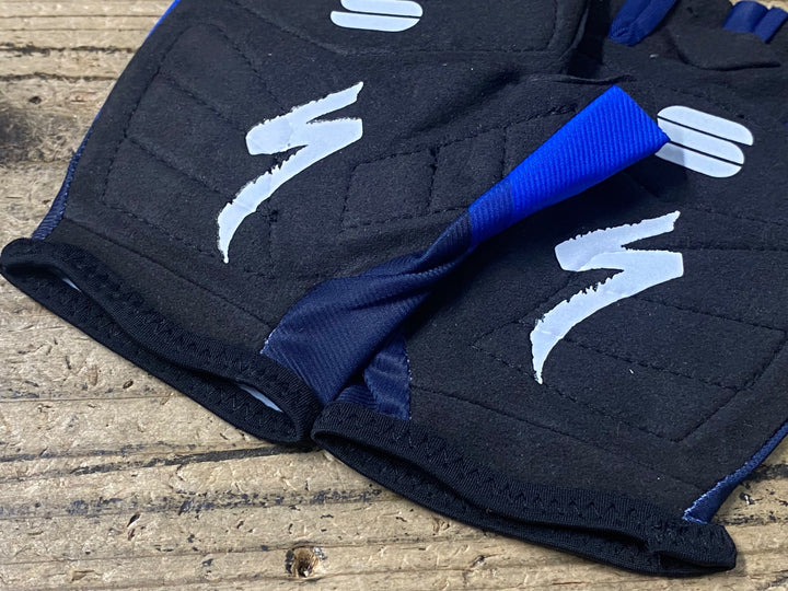 KJ792 スポーツフル sportful 指切り グローブ 紺 L TINKOFF SAXO