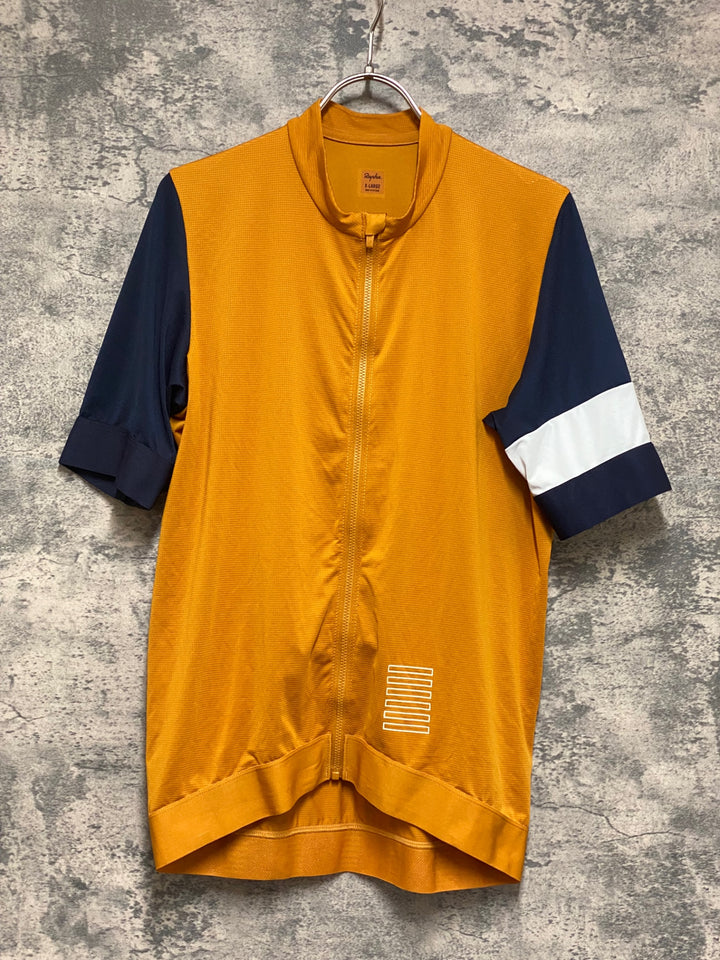 KP814 ラファ RAPHA PROTEAM TRAINNIG JERSEY 半袖 サイクルジャージ 橙 XL