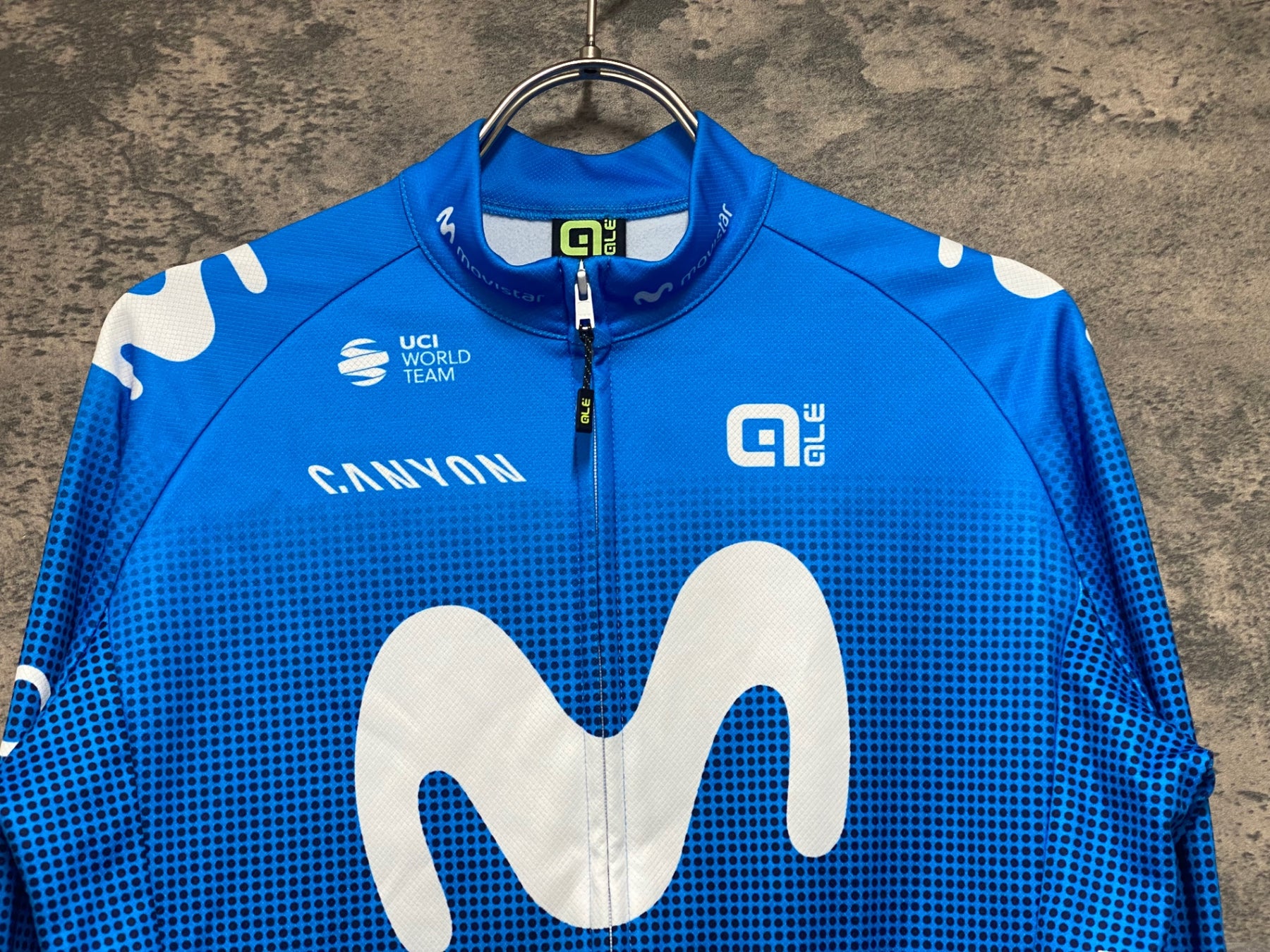 Canyon ALE Movistar サイクルジャージ 青 Canyon ALE Movistar サイクルジャージ 青 Canyon ALE Movistar