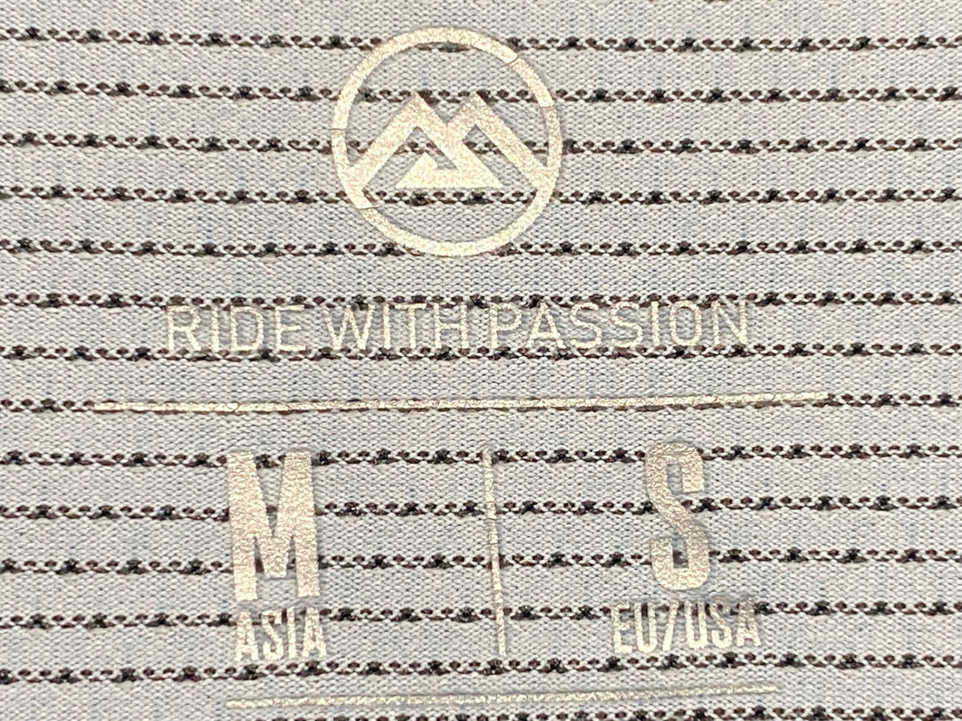 JV933 モントン MONTON 長袖 サイクルジャージ 黒 青 M
