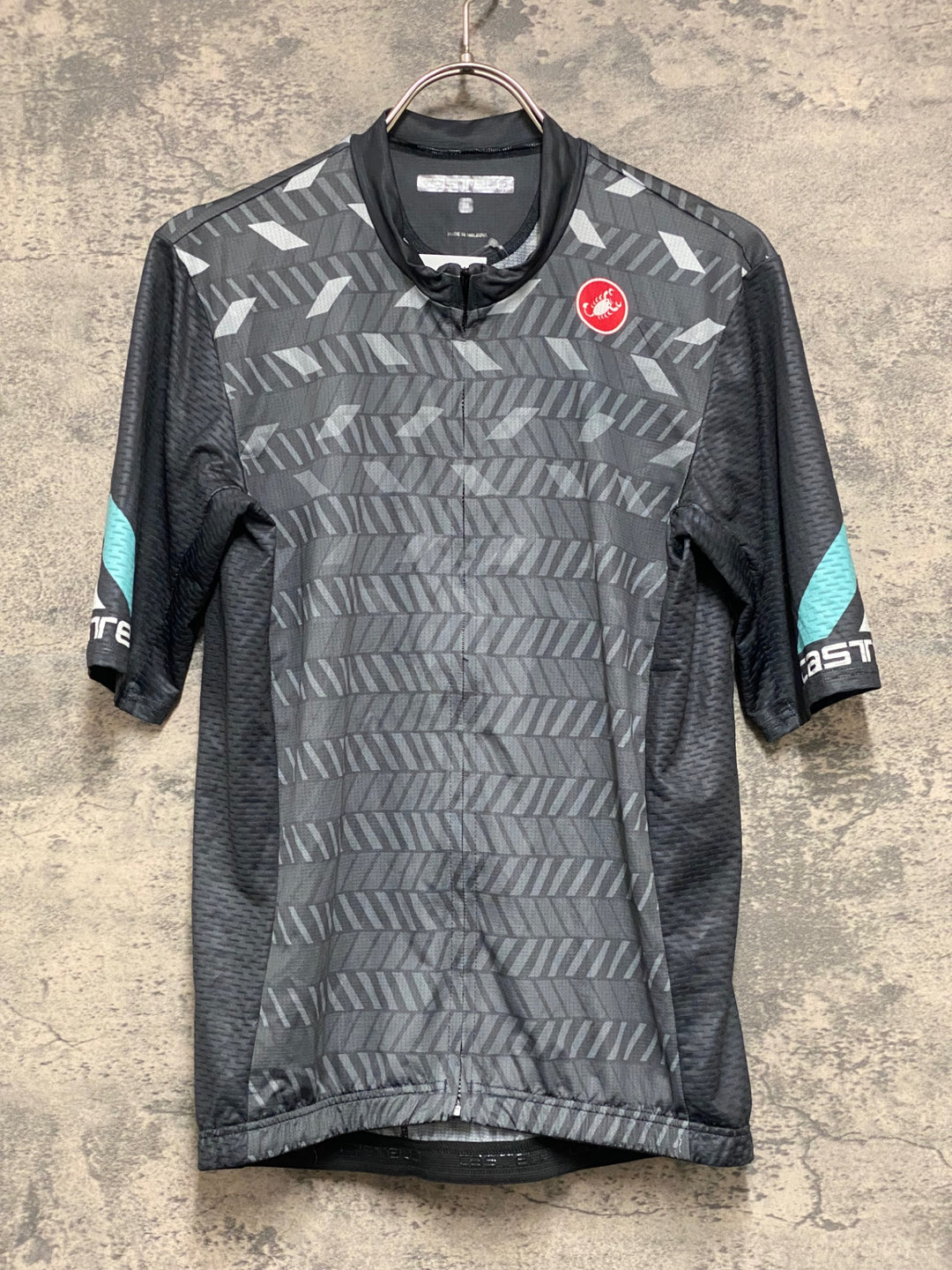 KG031 カステリ CASTELLI 半袖 サイクルジャージ グレー M