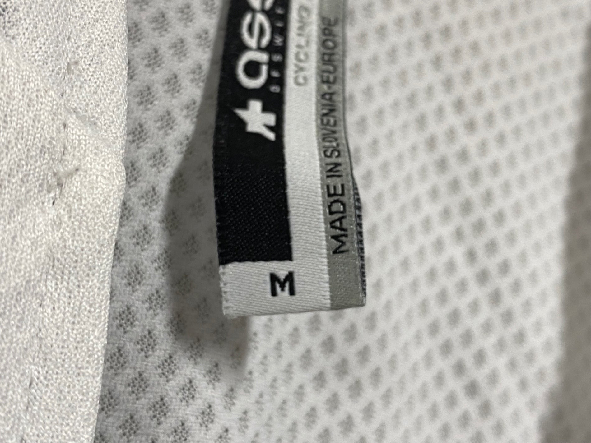 JQ942 アソス ASSOS SS.MILLE 半袖 サイクルジャージ 白 M ※汚れ シミ