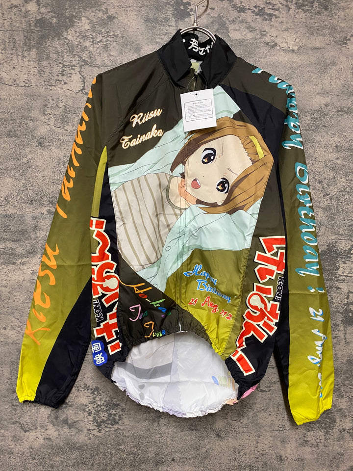 KD860 モノクローバー MONOCLOVER 長袖 ウィンドブレーカー 黒 黄 S けいおん！田井中律 Birthday ver.