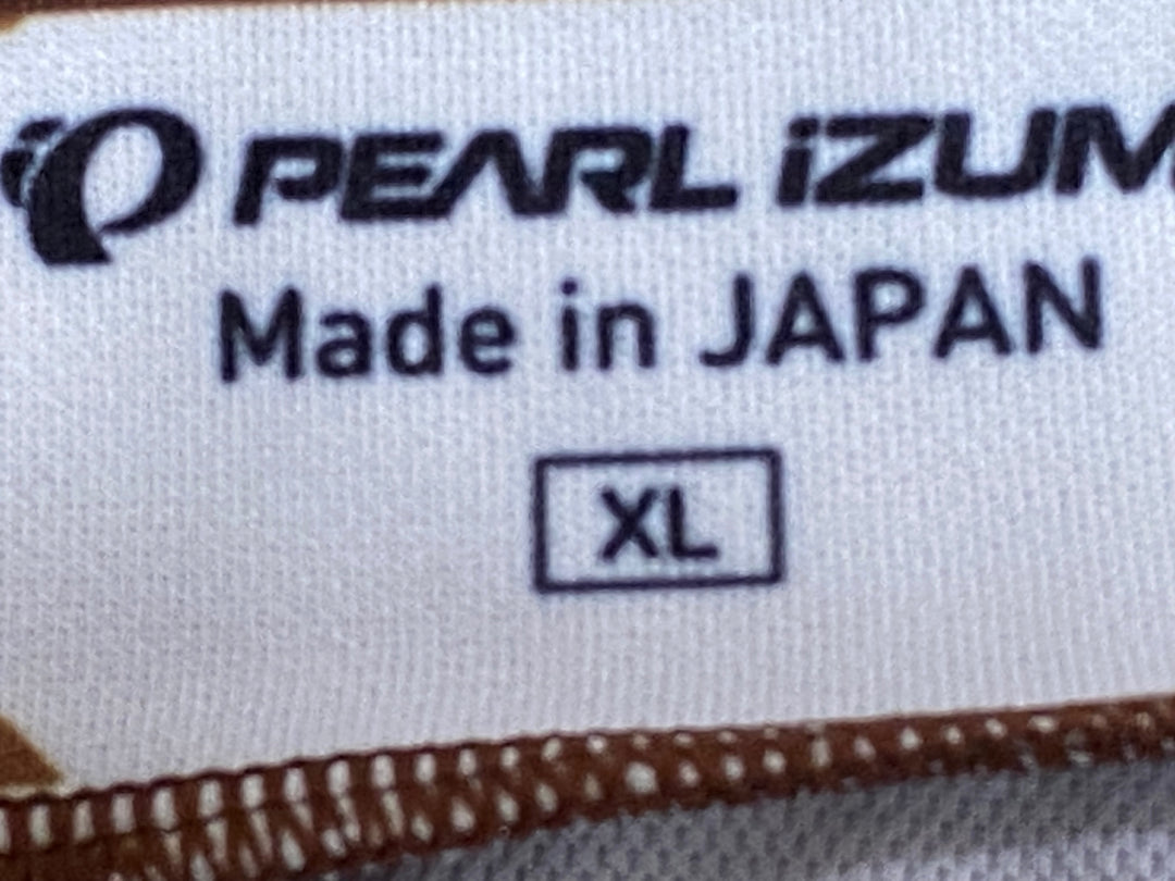 KA453 パールイズミ PEARL iZUMi 半袖 サイクルジャージ グレー ブラウン XL