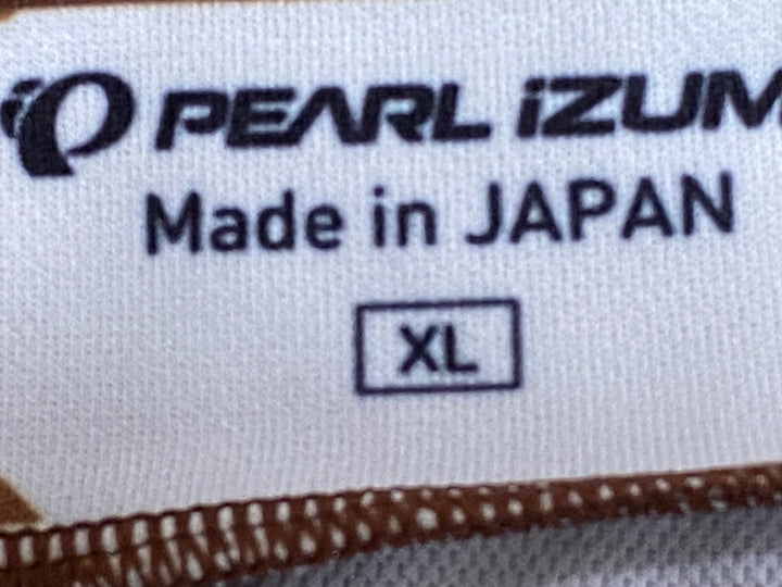 KA453 パールイズミ PEARL iZUMi 半袖 サイクルジャージ グレー ブラウン XL