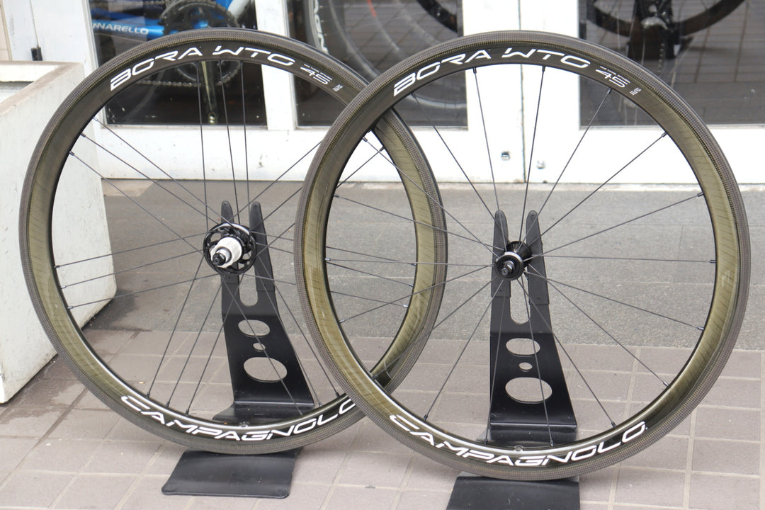 カンパニョーロ CAMPAGNOLO ボーラ BORA WTO 45 カーボン ホイールセット シマノ 11S/12S 19C 【横浜店】