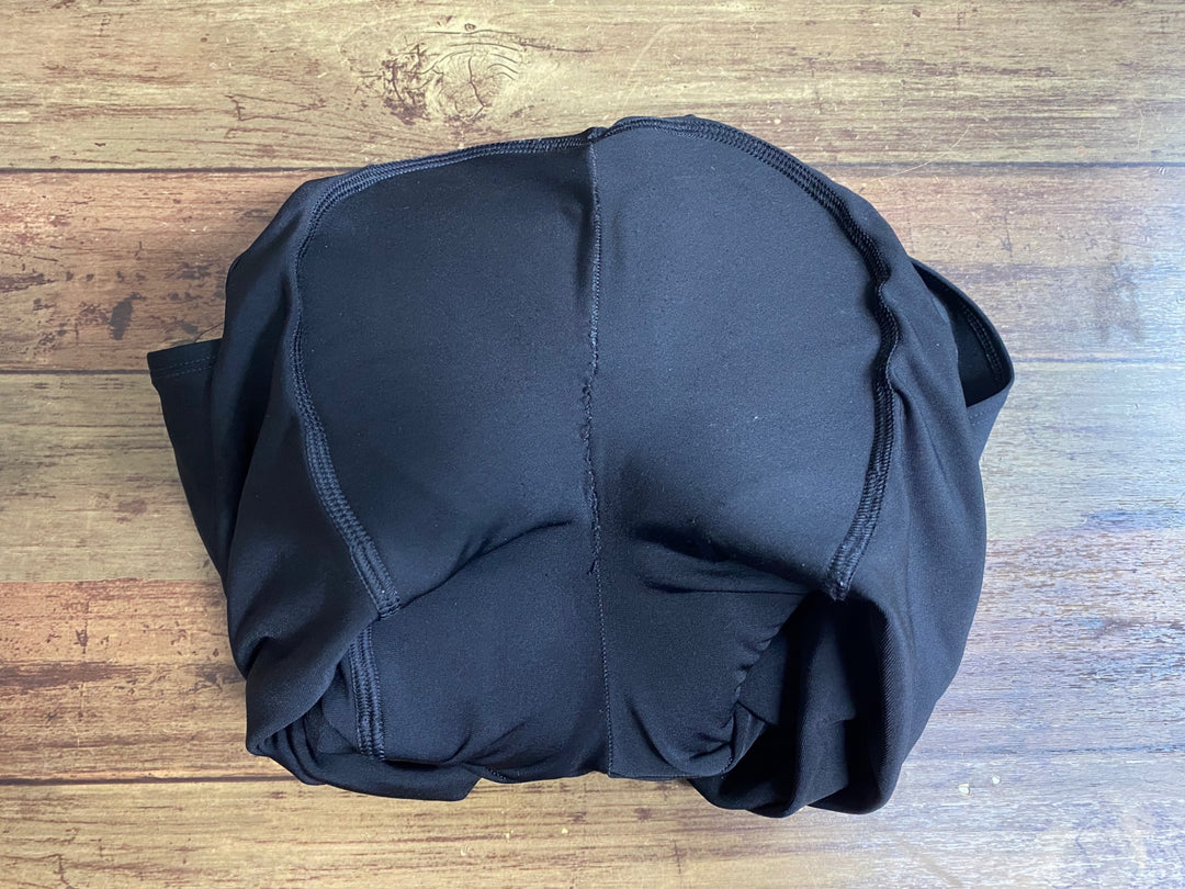 KA860 ラファ Rapha CORE CARGO WINTER TIGHTS WITH PAD カーゴビブタイツ 黒 S 裏起毛 ※パッドスレほつれ