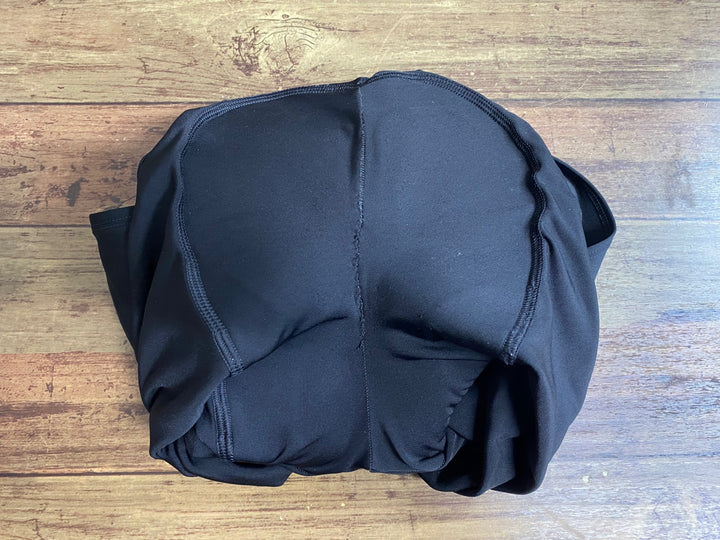 KA860 ラファ Rapha CORE CARGO WINTER TIGHTS WITH PAD カーゴビブタイツ 黒 S 裏起毛 ※パッドスレほつれ
