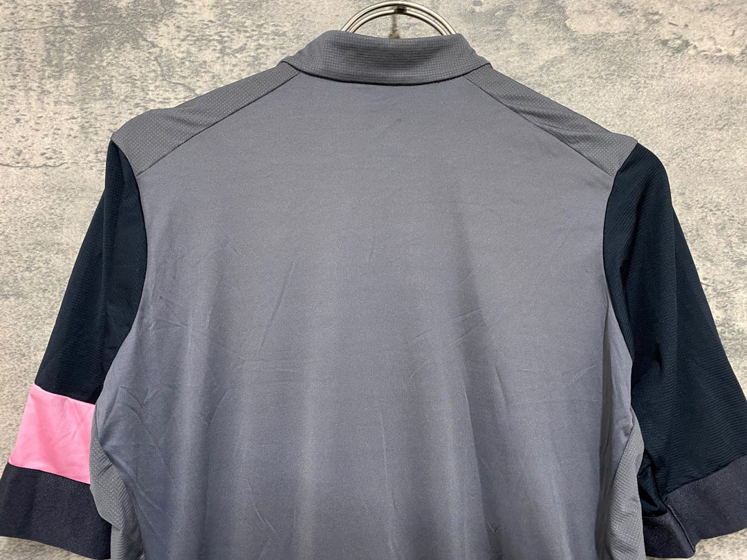 JM811 ラファ Rapha PRO TEAM TRAINING JERSEY 半袖 サイクルジャージ 黒 グレー L