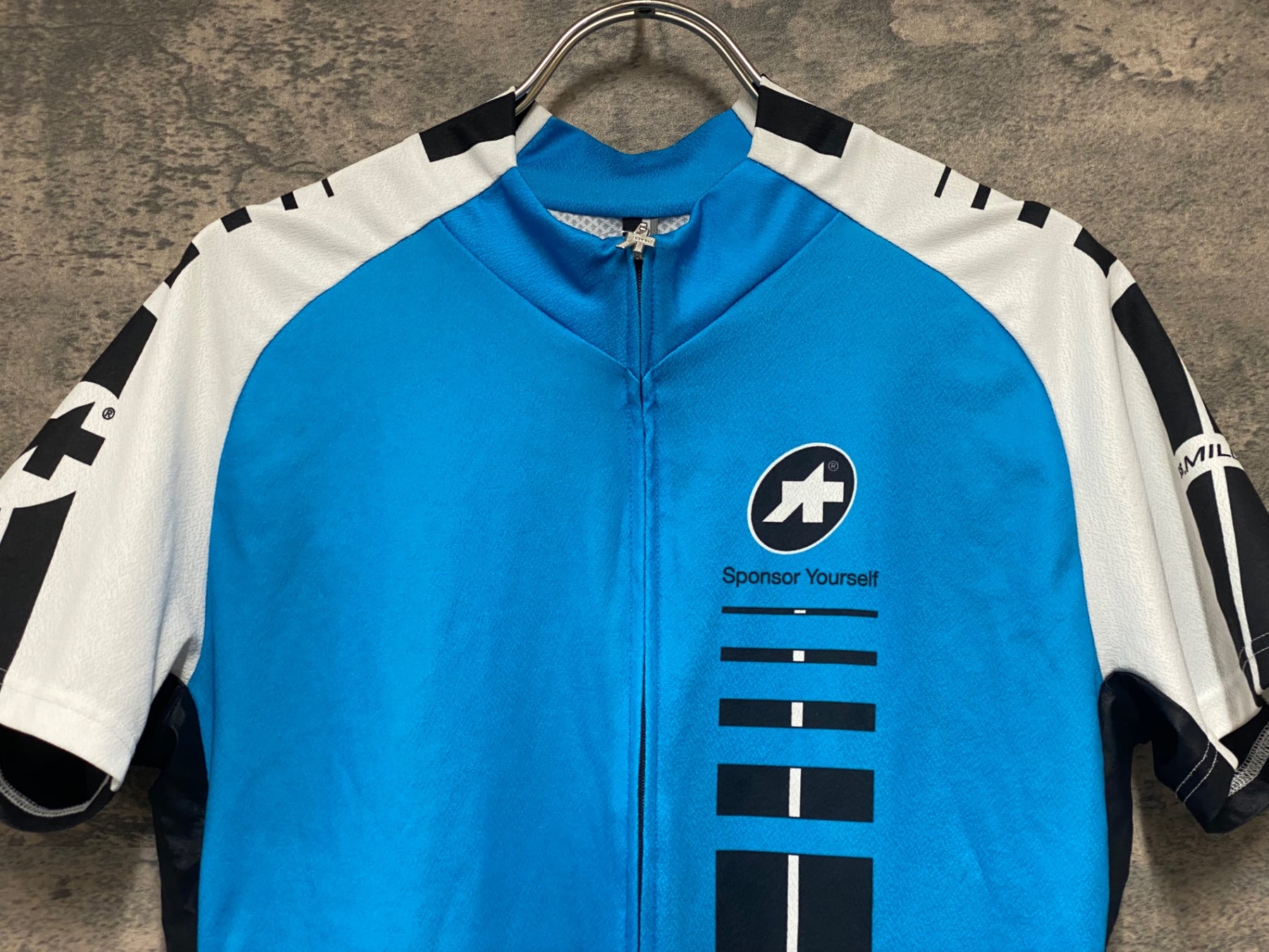 アソスassosErlkoenig SS Jersey半袖サイクルジャージ白青S KC803 アソス assos jersey Mille SS 半袖 サイクルジャージ 水色 白 M
