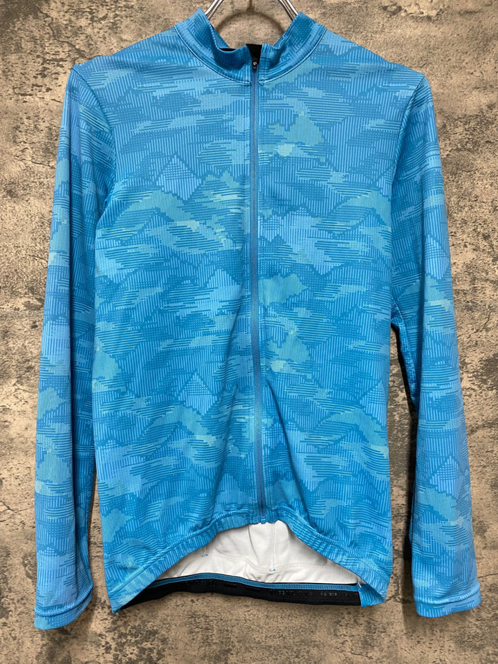 KJ188 パールイズミ PEARL iZUMi 長袖 サイクルジャージ 青 L