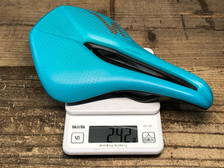 JF085 スペシャライズド SPECIALIZED パワー POWER ARC サドル ターコイズ Hollow Ti レール 155mm