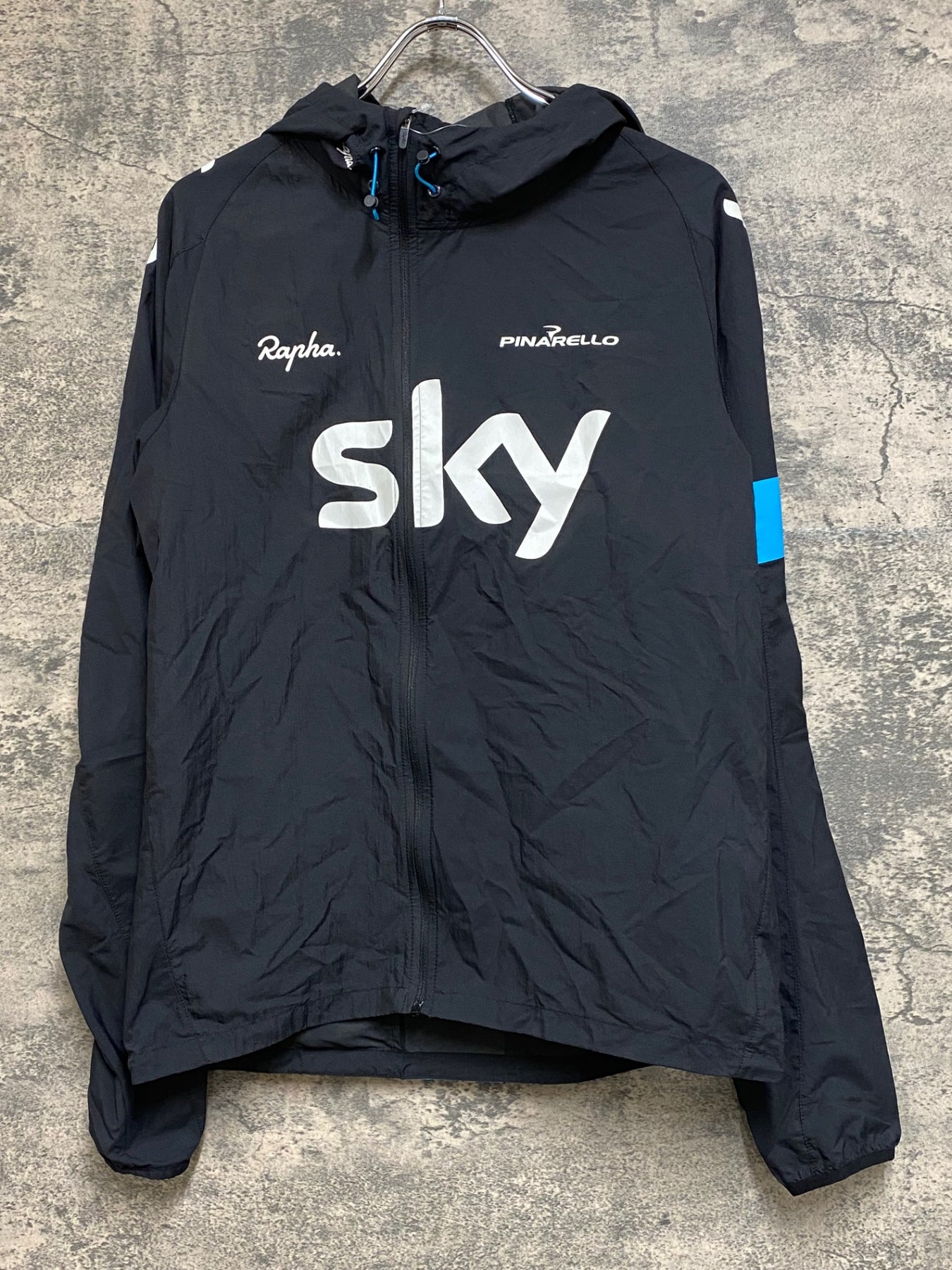JN163 ラファ Rapha SPRAY JACKET 長袖 ウィンドブレーカー 黒 M TEAM