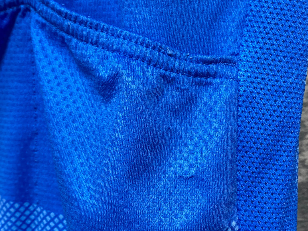 KB551 カステリ CASTELLI GARMIN 半袖 サイクルジャージ 青 S