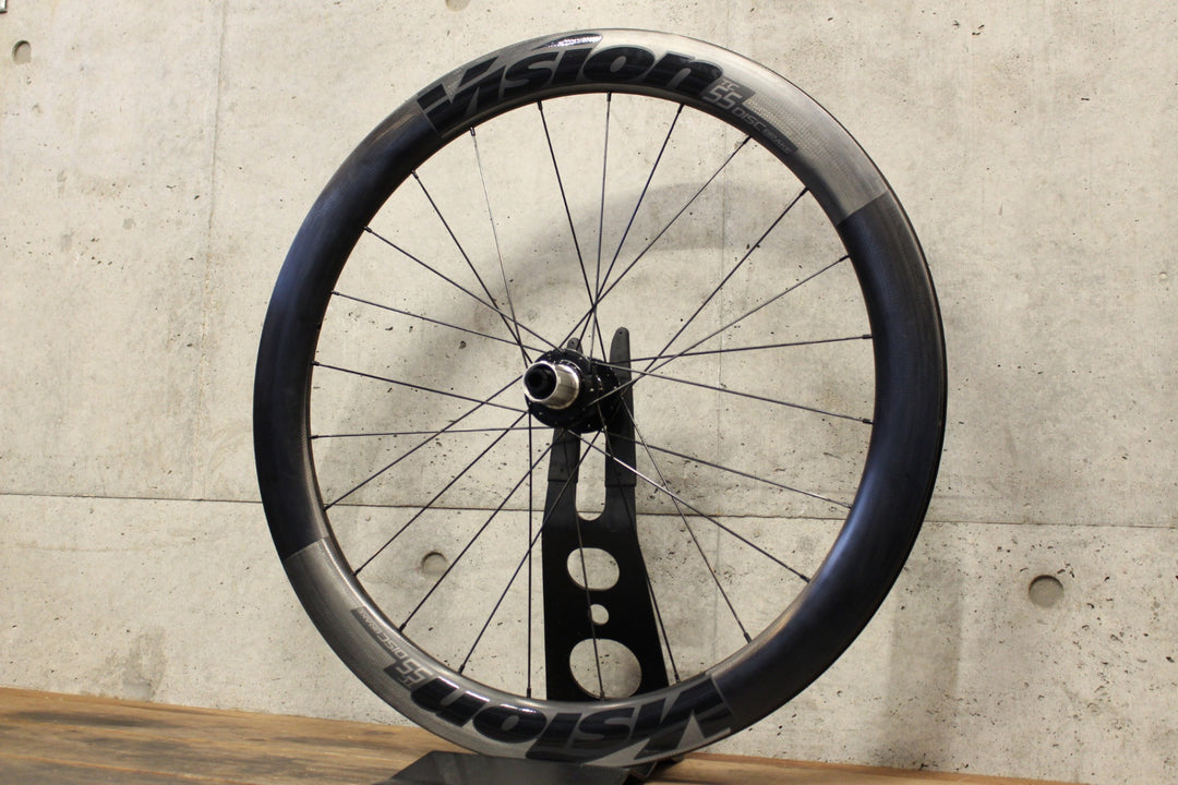 ヴィジョン Vision TC 55 DISC カーボン チューブレスレディ ホイール シマノ12/11S リアのみ 【福岡店】