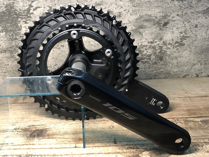 JI343 シマノ SHIMANO 105 FC-R7100 クランクセット 165mm 50/34T 12S