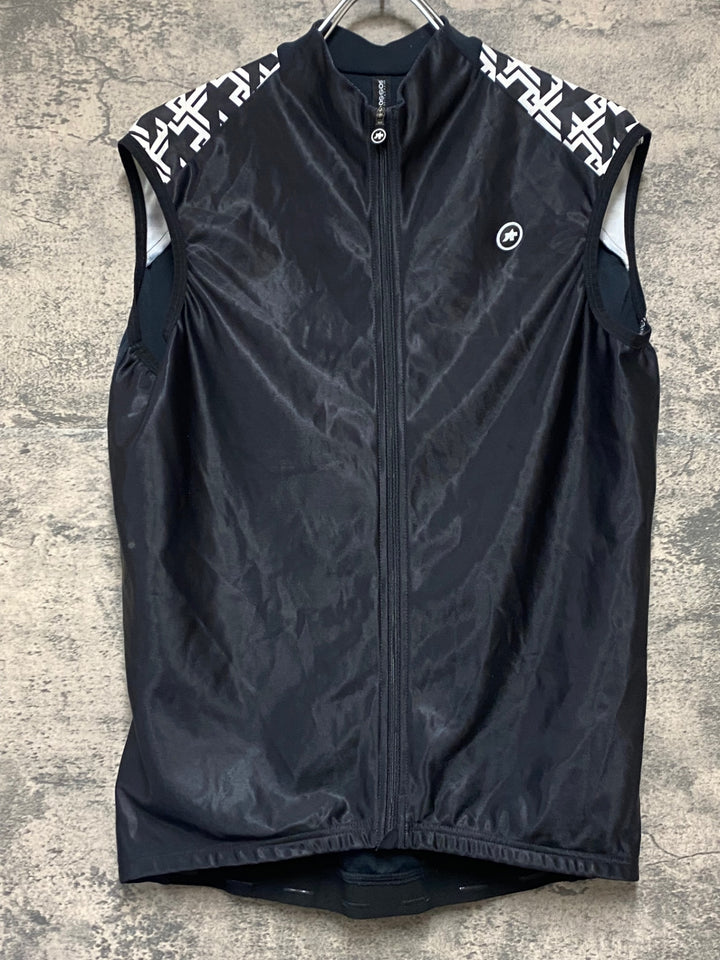 KN226 アソス ASSOS MILLE GT ジレ サイクルベスト 黒 XL