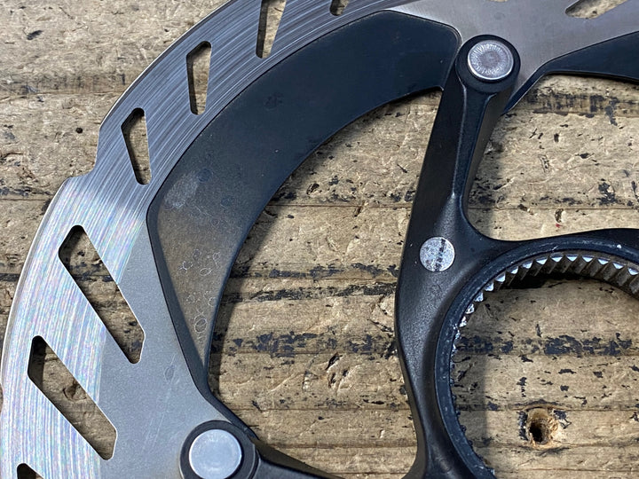 KA019 シマノ SHIMANO DURA-ACE RT-CL900 ディスクブレーキローター 2枚セットΦ160/140 ローター残り1.63/1.71mm