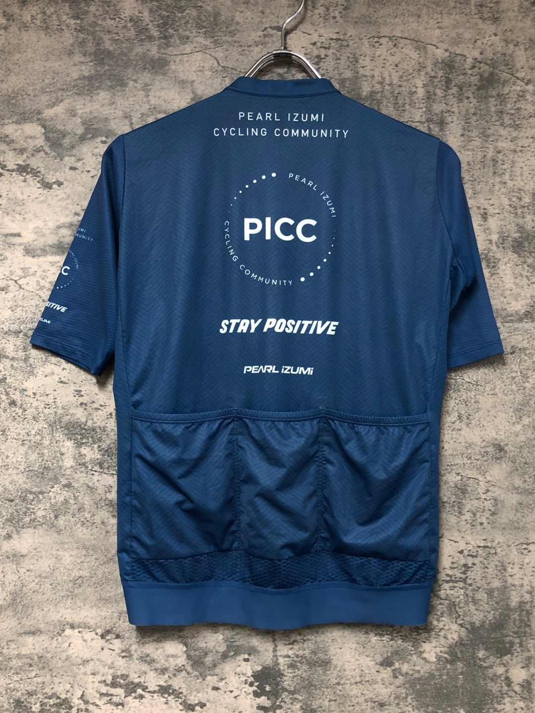 JW527 パールイズミ PEARL iZUMi PICC 半袖 サイクルジャージ 青 L