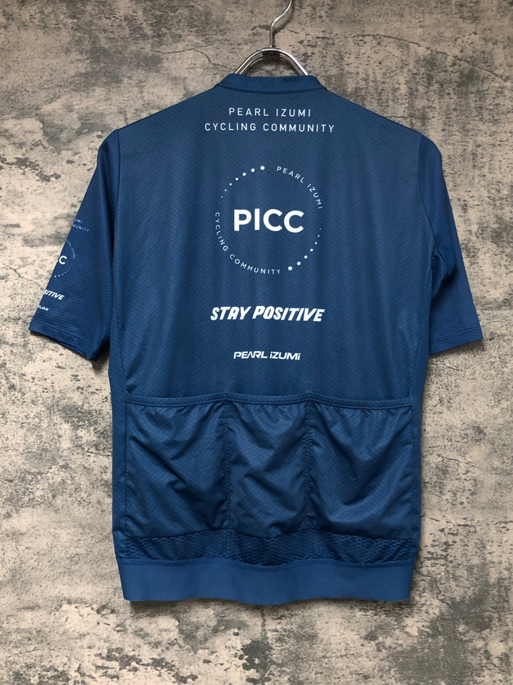 JW527 パールイズミ PEARL iZUMi PICC 半袖 サイクルジャージ 青 L