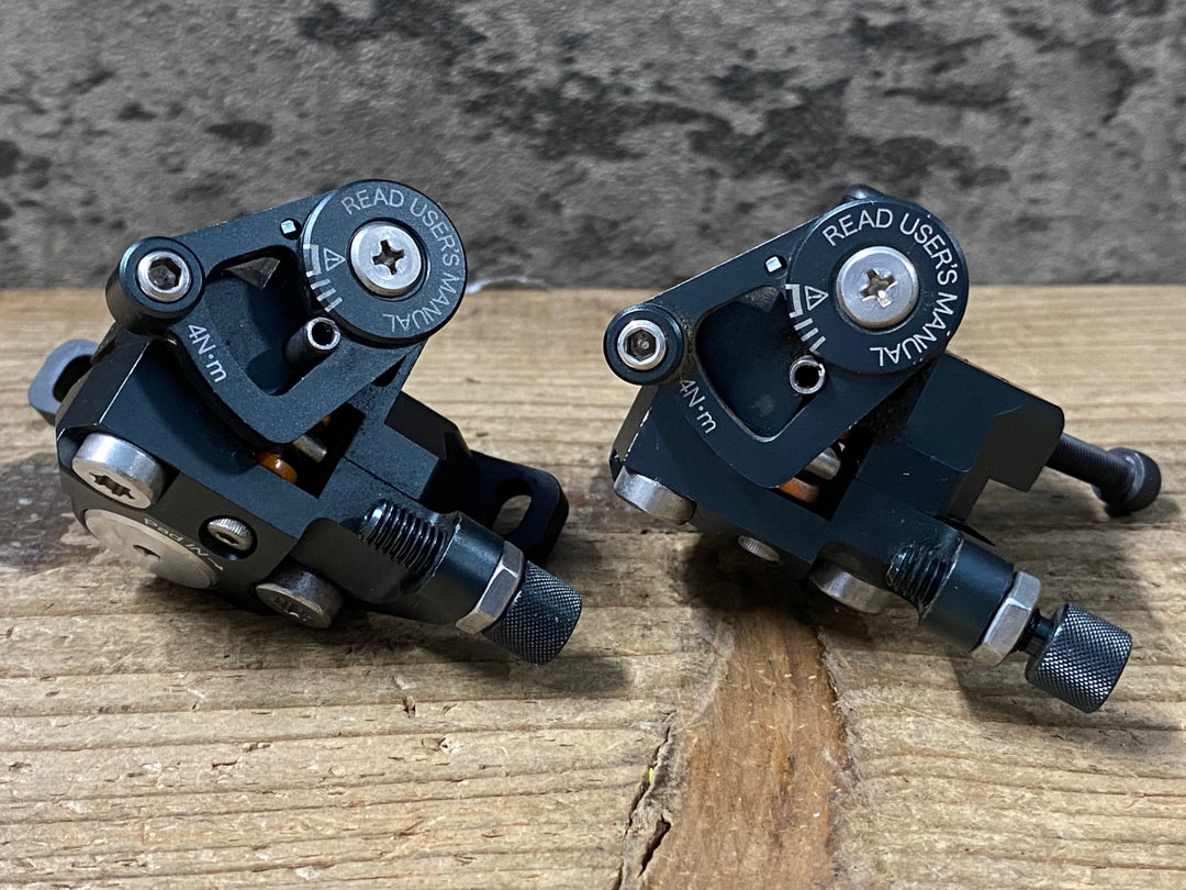KQ599 グロータック GROWTAC EQUAL DBR-X0501-SL ディスクブレーキキャリパー フラットマウント 前後セット