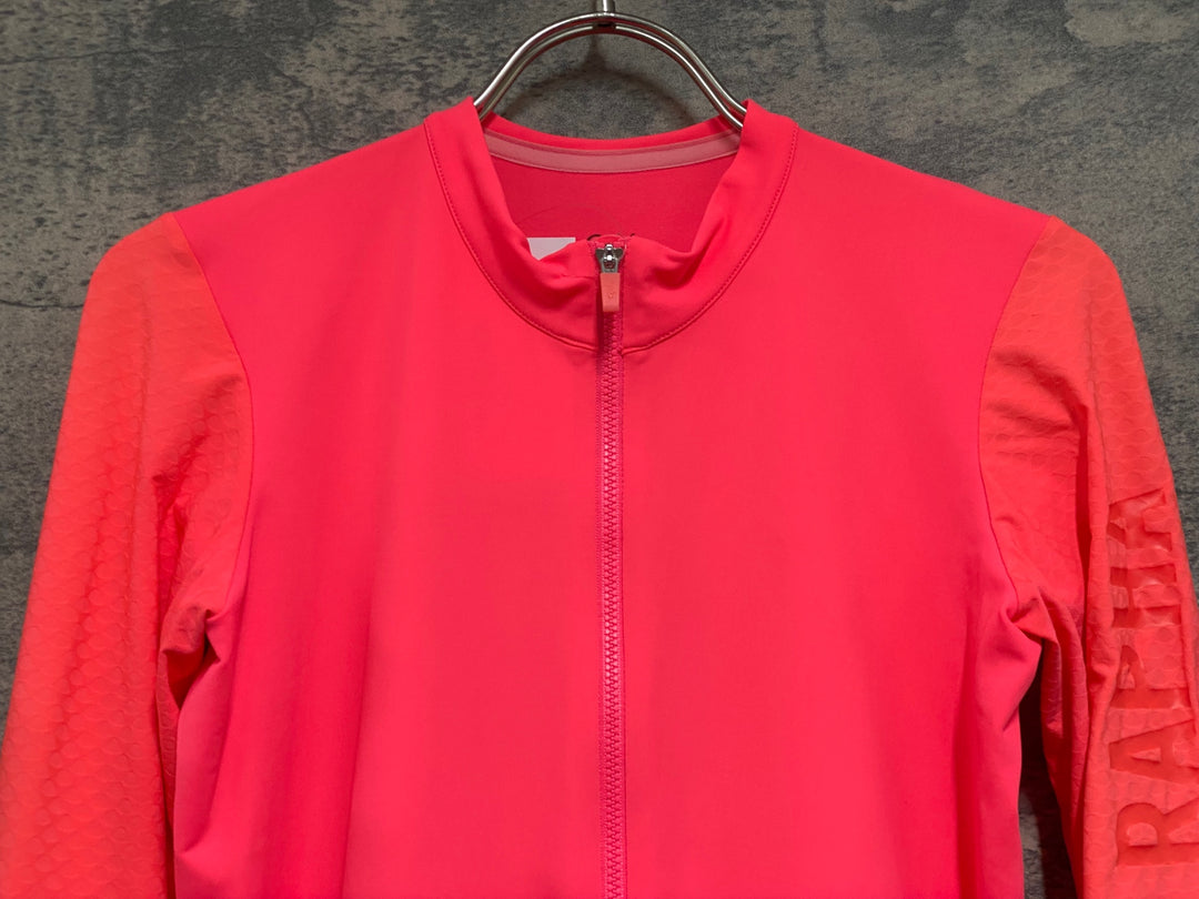 JP158 ラファ Rapha LS AERO JERSEY 長袖 サイクルジャージ ピンク M