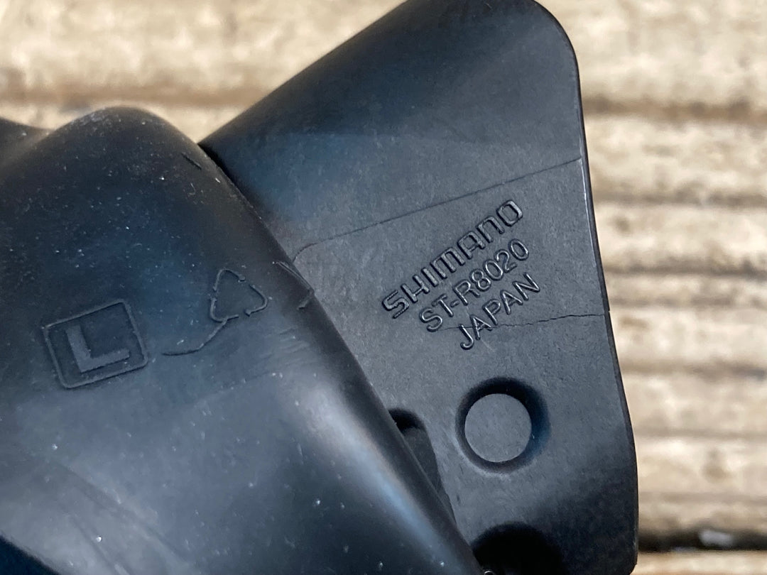 JI304 シマノ SHIMANO アルテグラ ULTEGRA ST-R8020 左 STIレバー 前期 油圧 ※固定クラックの為ジャンク