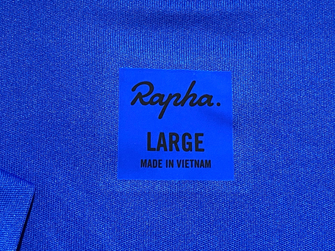 KC672 ラファ Rapha MEN'S PRO TEAM TRAINING JERSEY 半袖 サイクルジャージ 青 L 未使用