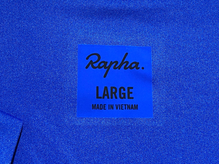 KC672 ラファ Rapha MEN'S PRO TEAM TRAINING JERSEY 半袖 サイクルジャージ 青 L 未使用