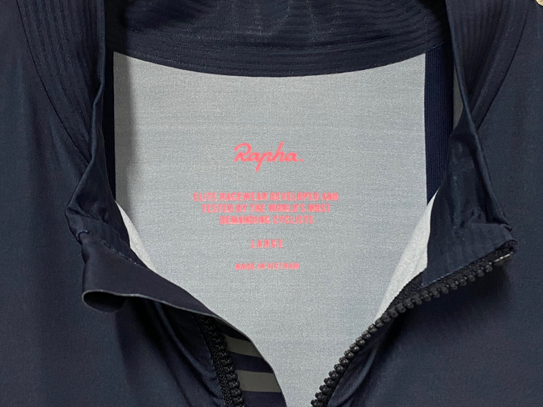 KK536 ラファ Rapha RCC PRO TEAM JERSEY 半袖 サイクルジャージ 紺 L