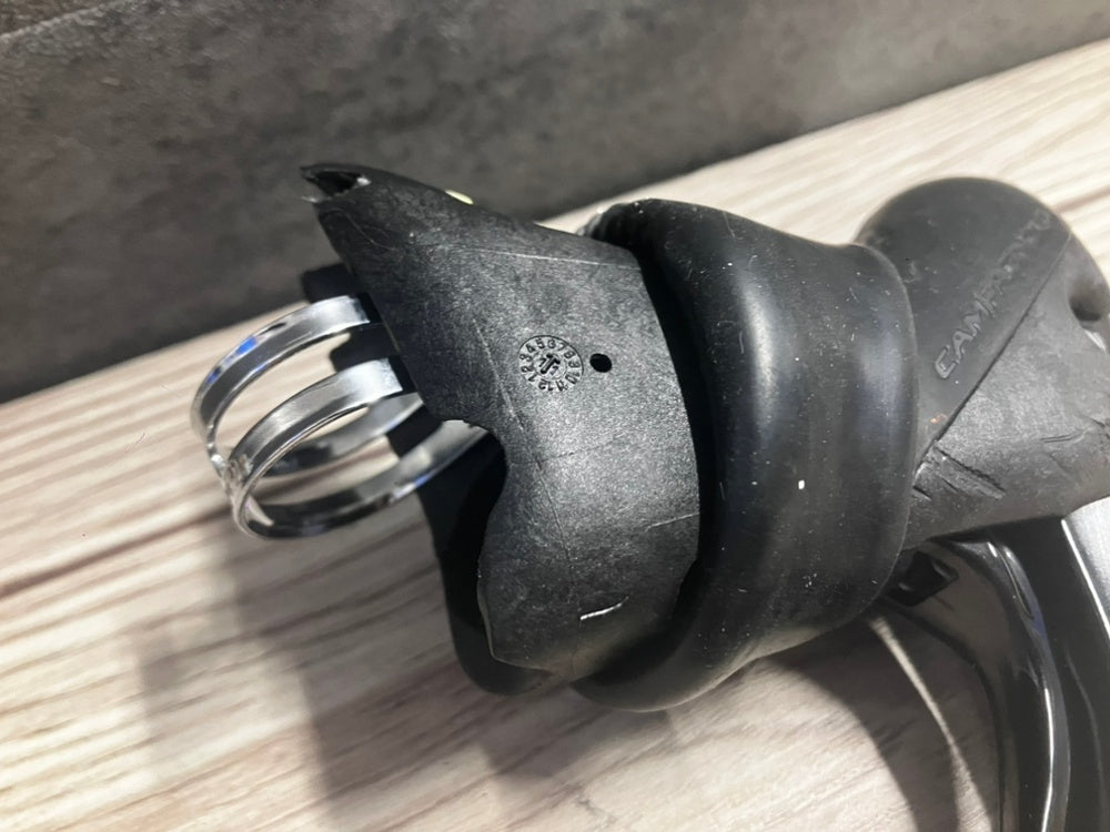 JK416 カンパニョーロ CAMPAGNOLO アテナ ATHENA エルゴパワー 黒 2x11S ※右レバークラックのためジャンク