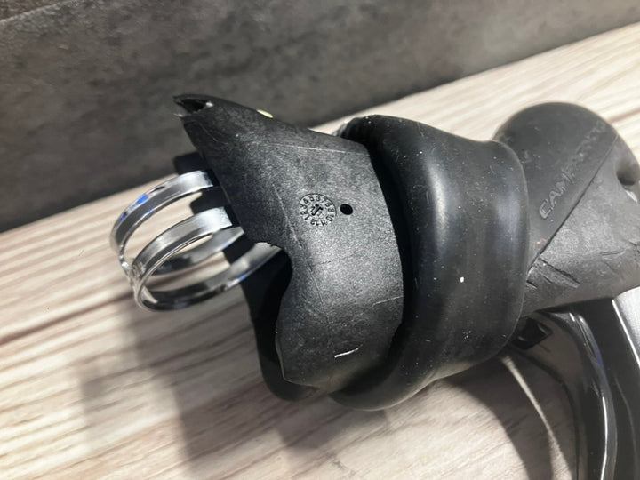 JK416 カンパニョーロ CAMPAGNOLO アテナ ATHENA エルゴパワー 黒 2x11S ※右レバークラックのためジャンク
