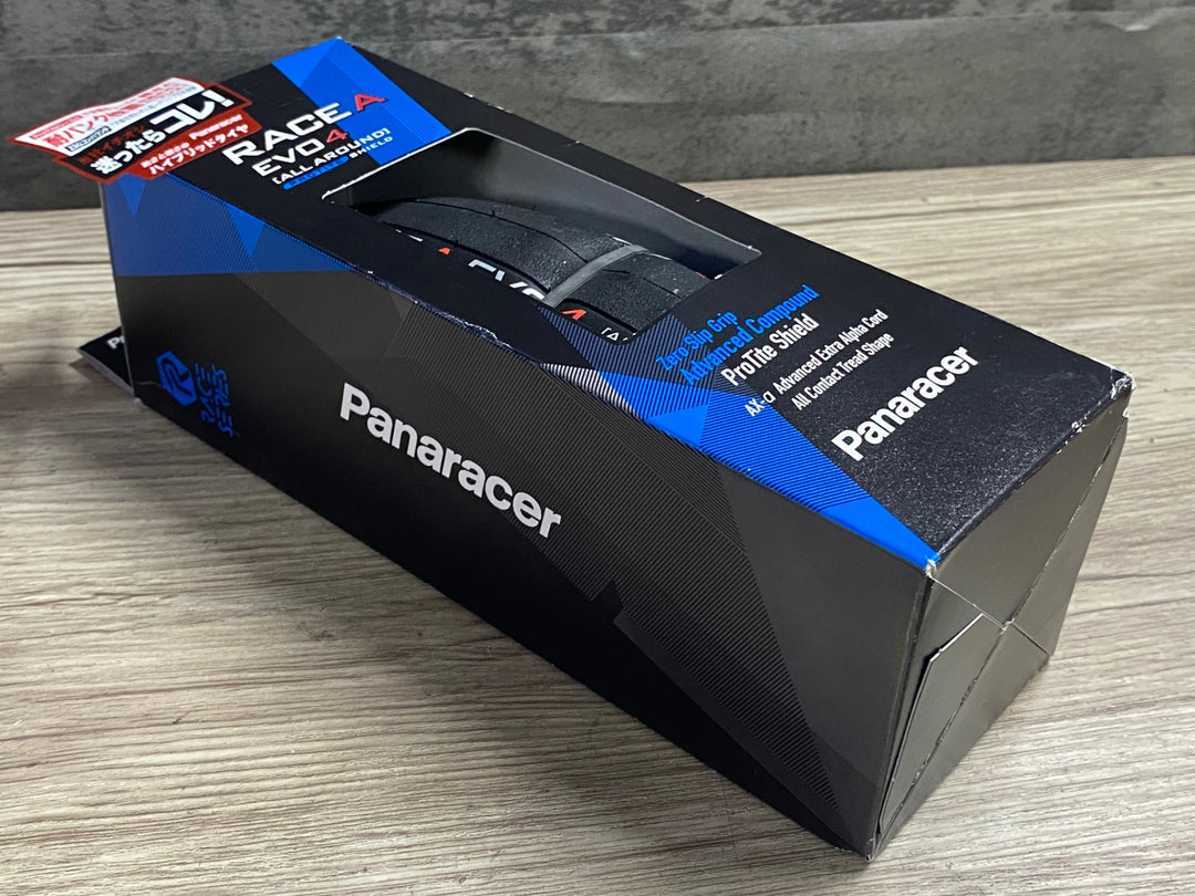 JW459 パナレーサー PANARACER RACE A EVO 4 クリンチャー タイヤ 700x23C (黒/黒)