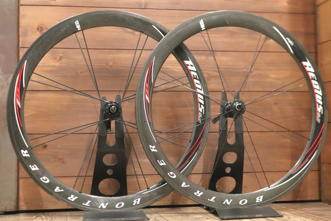 ボントレガー BONTRAGER アイオロス AEORUS 5.0 カーボン チューブラー ホイールセット シマノ11S/12S 【東京南麻布店】