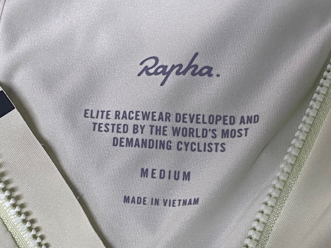 JZ135 ラファ Rapha PRO TEAM JERSEY 半袖 サイクルジャージ 黄緑 M