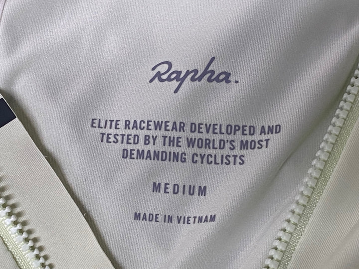 JZ135 ラファ Rapha PRO TEAM JERSEY 半袖 サイクルジャージ 黄緑 M
