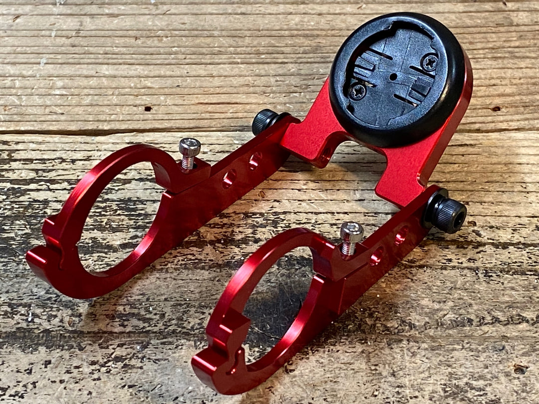 JO146 レックマウント REC-MOUNTS 両持ちサイコンマウント Φ31.8 赤