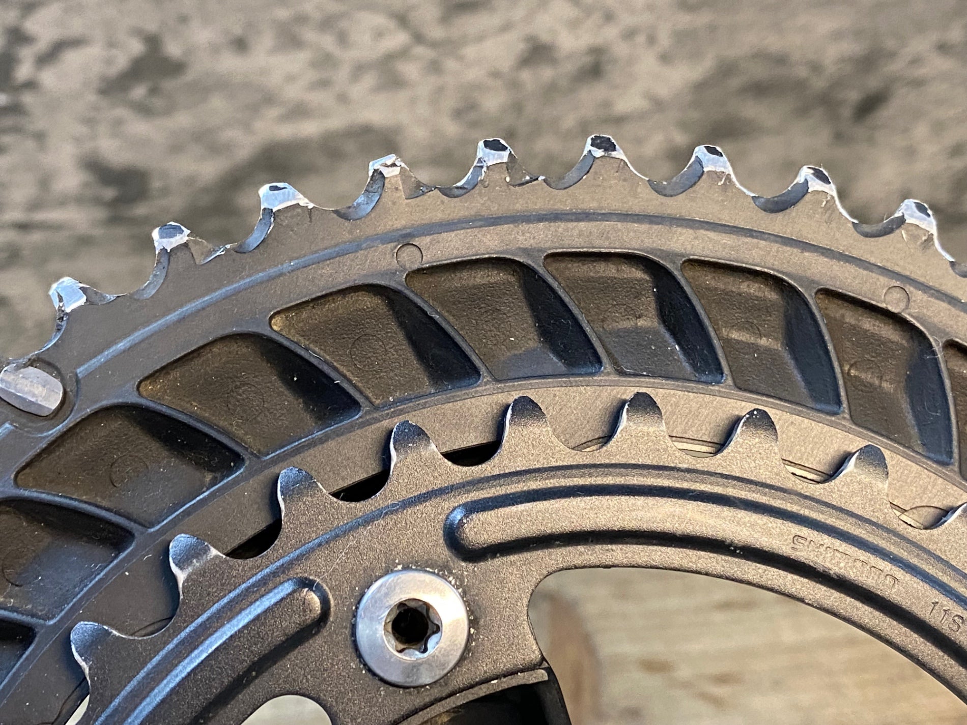JO395 シマノ SHIMANO 105 FC-R7000 クランクセット 50/34T 160mm