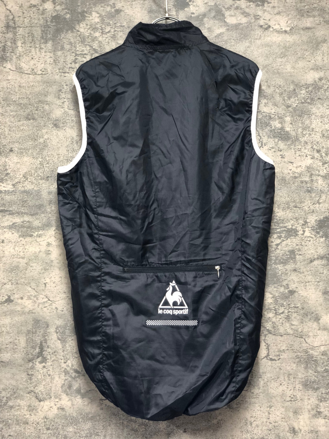 KK447 ルコックスポルティフ le coq sportif サイクルベスト ジレ 黒 O