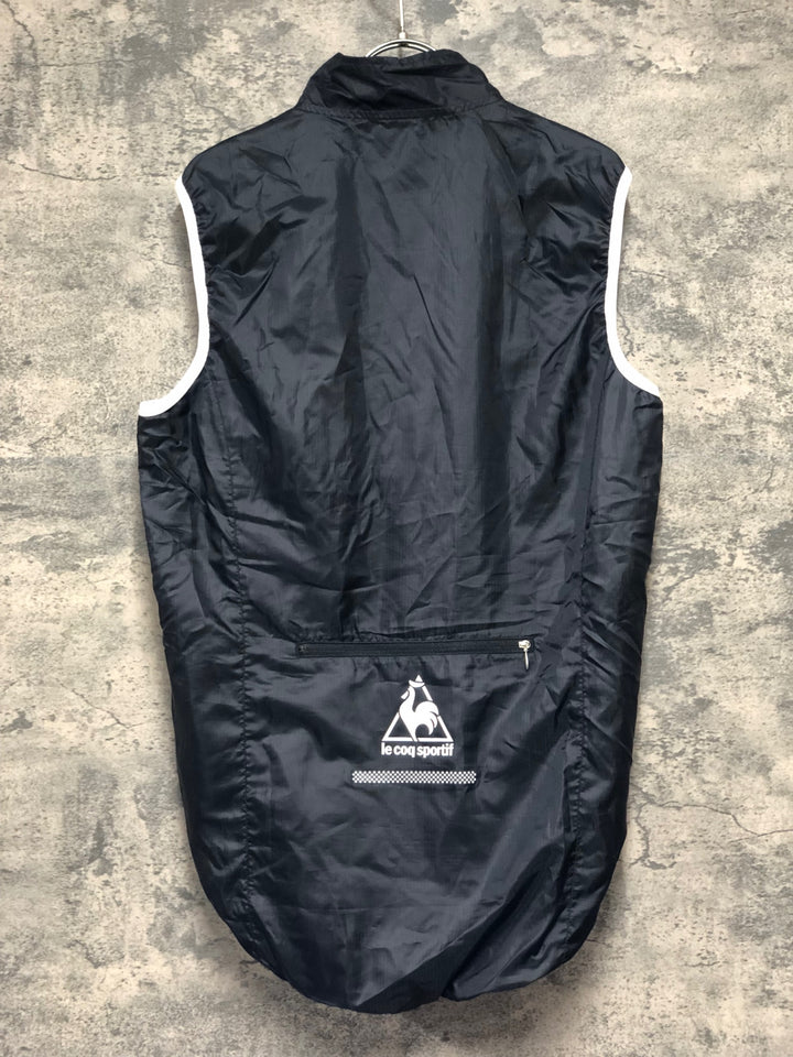 KK447 ルコックスポルティフ le coq sportif サイクルベスト ジレ 黒 O