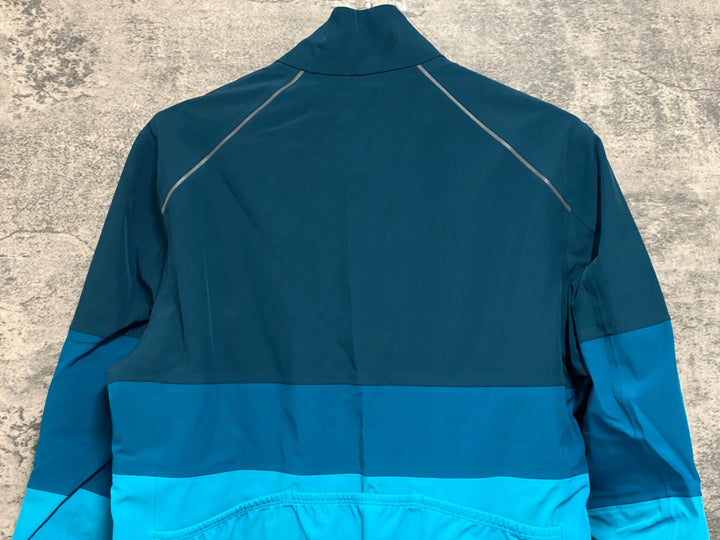 JV239 ラファ Rapha PRO TEAM JERSEY 長袖 サイクルジャージ 水色 S ※汚れ