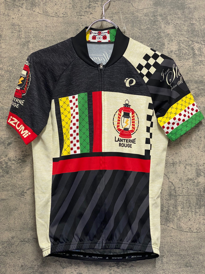 JV167 パールイズミ PEARL iZUMi 半袖 サイクルジャージ グレー 総柄 S