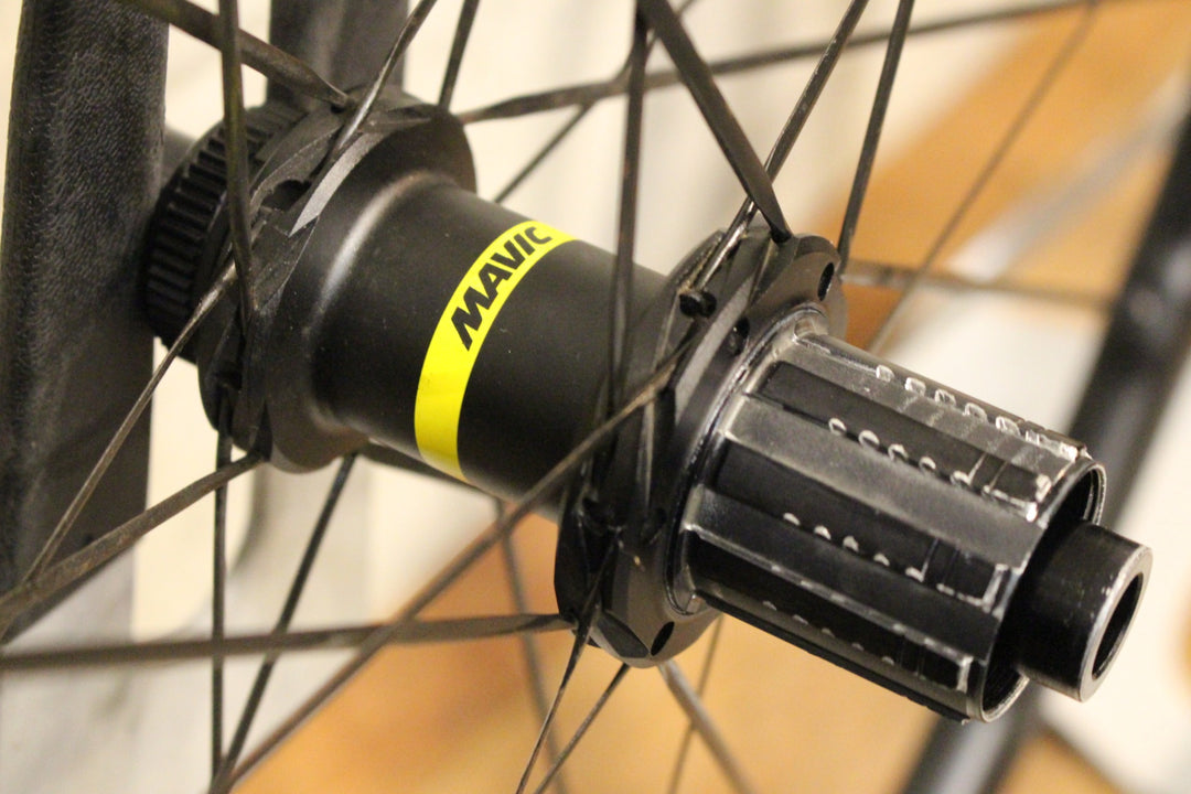マヴィック MAVIC キシリウム KSYRIUM SL 25 DISC アルミ チューブレスレディ ホイールセット シマノ11S/12S 19C 【福岡店】
