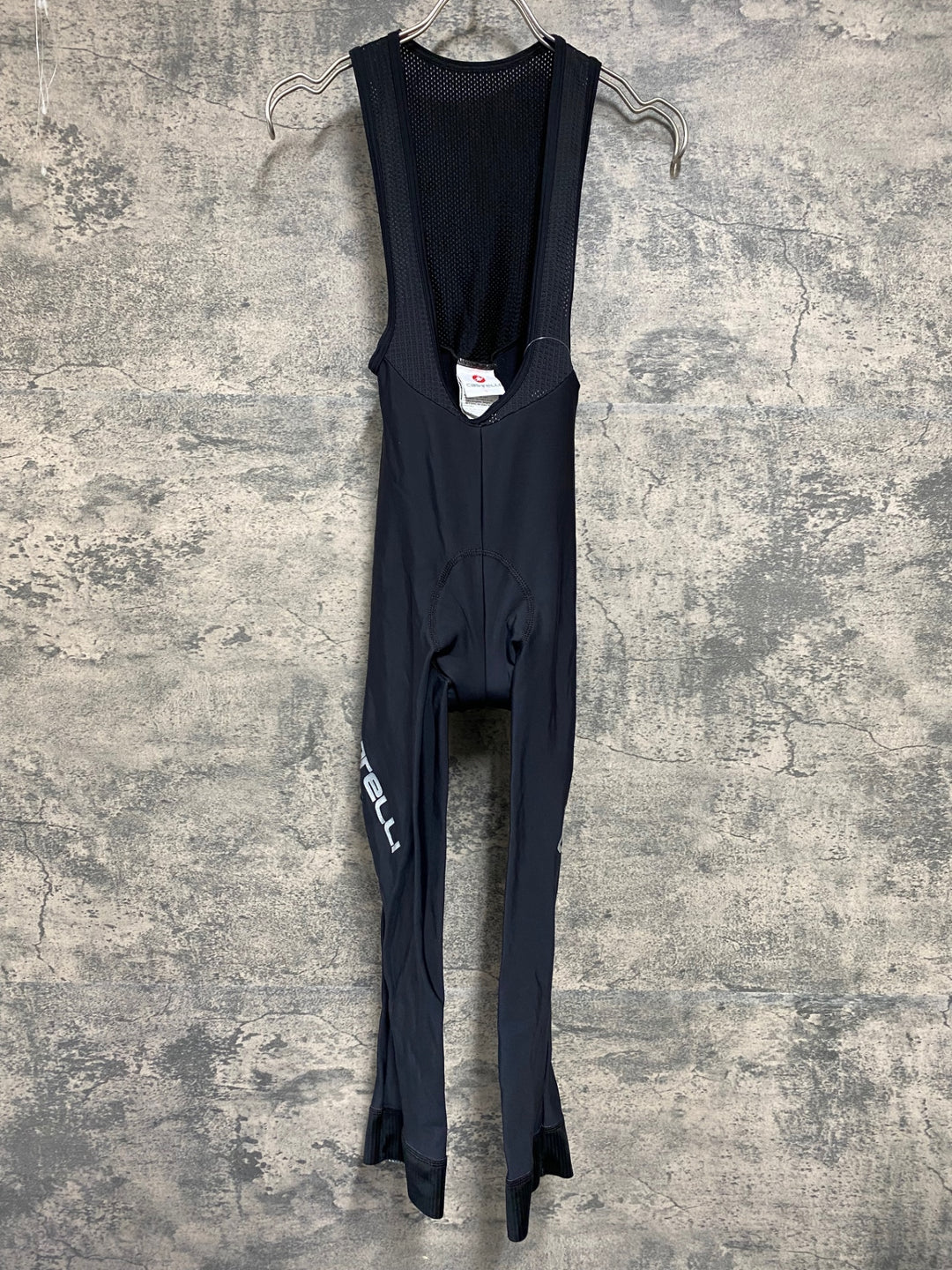 JJ471 カステリ CASTELLI ビブタイツ 黒 S 裏起毛