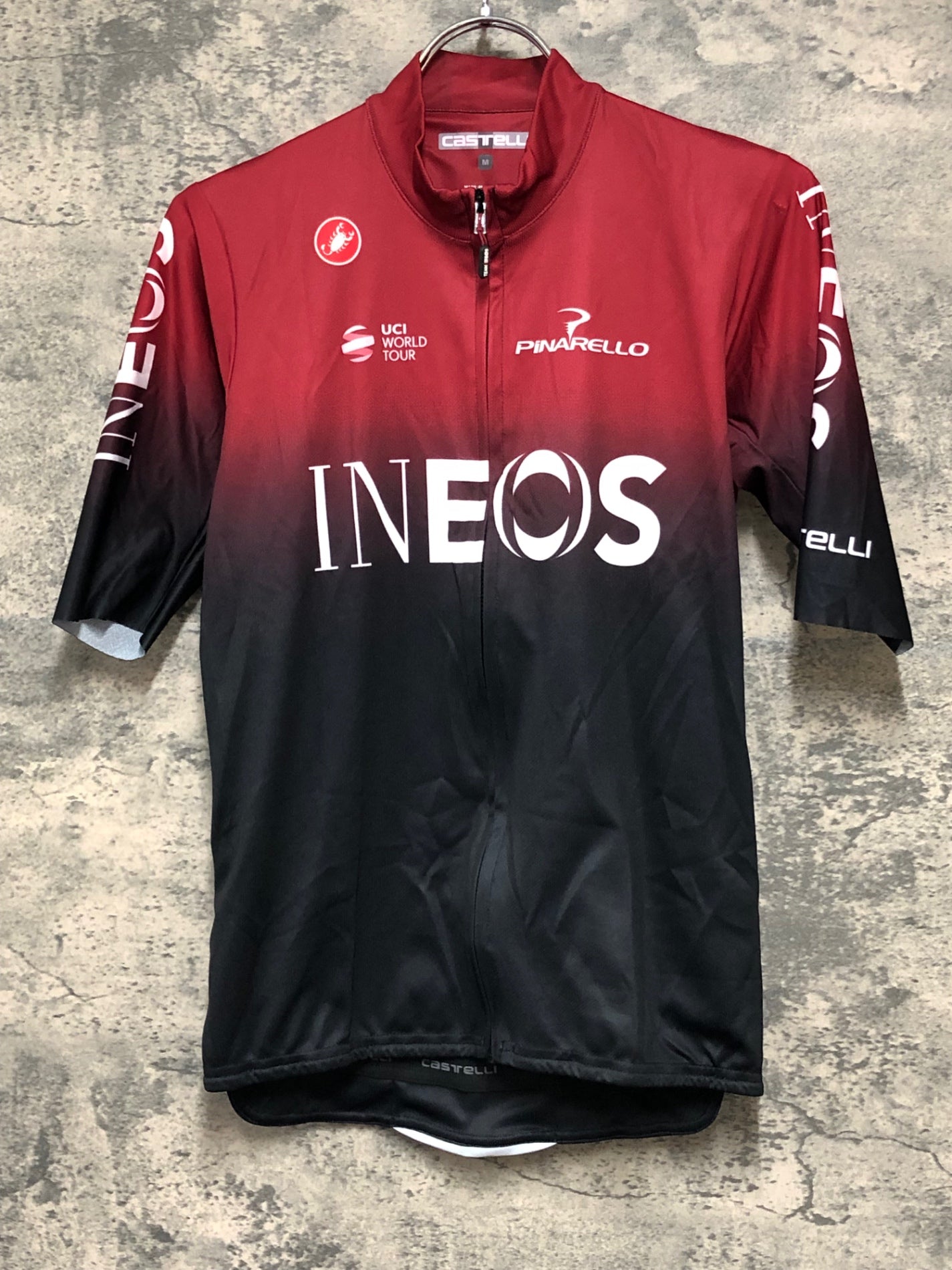【未使用】CASTELLI　サイクルジャージ　M KD941 カステリ CASTELLI 半袖 サイクルジャージ 赤 黒 M INEOS – BICI