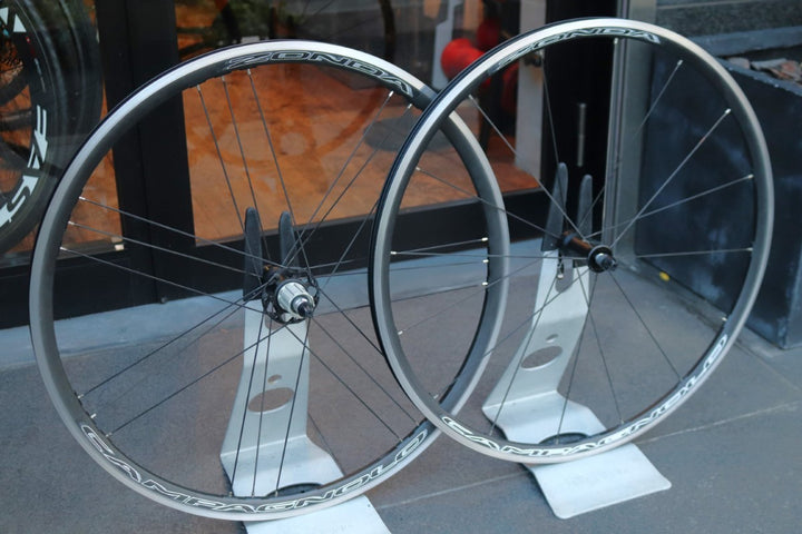 カンパニョーロ CAMPAGNOLO ゾンダ ZONDA アルミ クリンチャー ホイールセット シマノ12/11S 17C 【東京南麻布店】