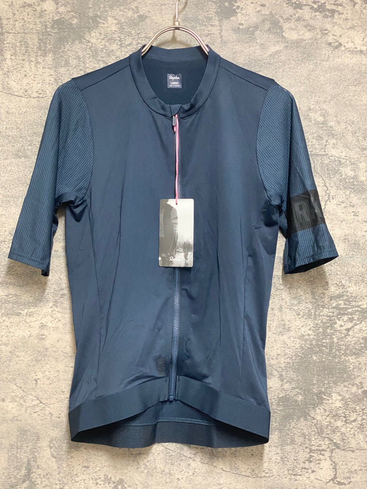 KM130 ラファ Rapha PRO TEAM JERSEY 半袖 サイクルジャージ 黒 L