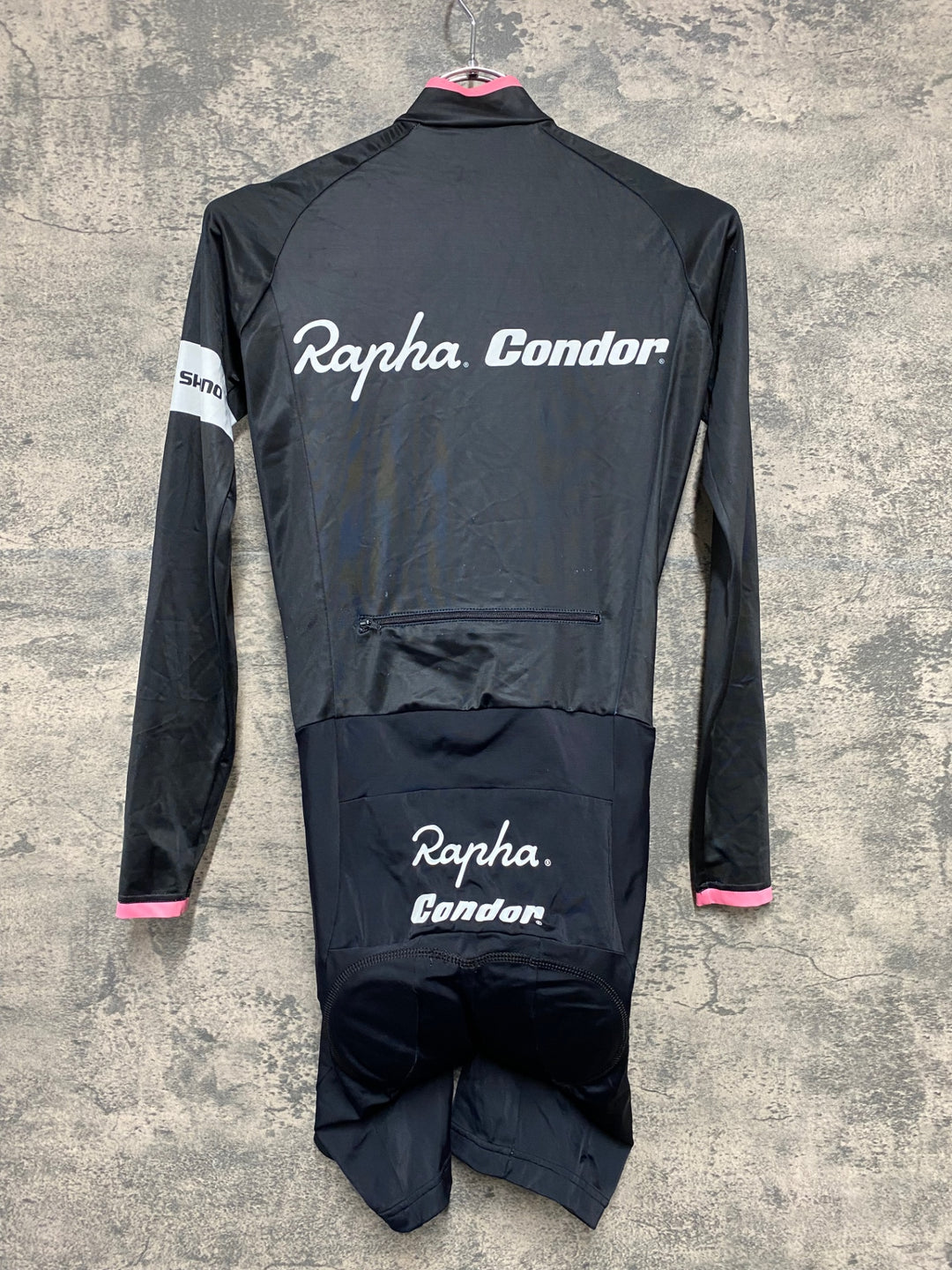KD533 ラファ Rapha Condor 長袖 ワンピース サイクルジャージ 黒 XS