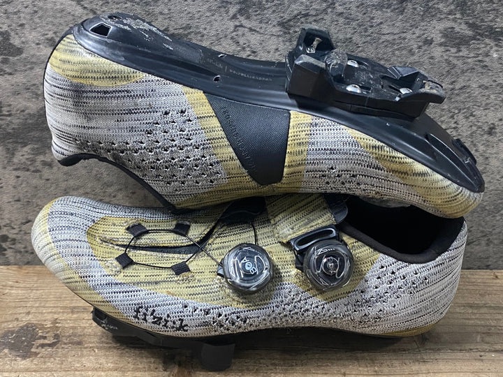 KO309 フィジーク fizik INFINITO R1 KNIT Shoes BOA ビンディングシューズ グレー ベージュ EU39